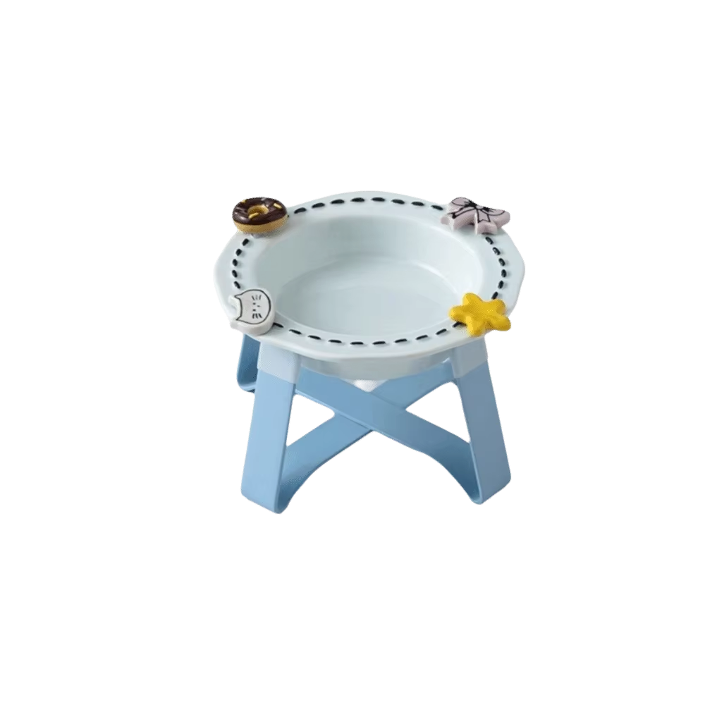 Comedero Cerámico Elevado – Minimalist Design
